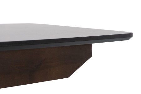 Стол обеденный раздвижной с овальной крышкой венге