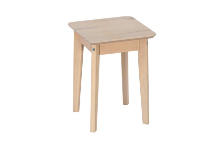 Табурет на венских ножках выбеленная береза