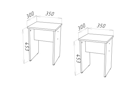 Комплект табуретов STERN белый
