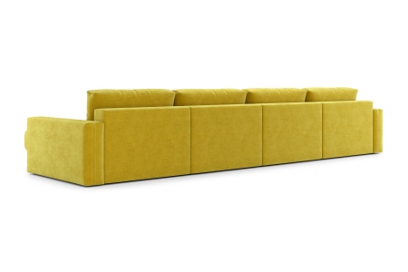 Диван п-образный тик-так Монарх М2О2 горчичный