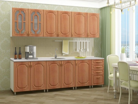 Кухонный Гарнитур Жаклин МДФ 2500 мм